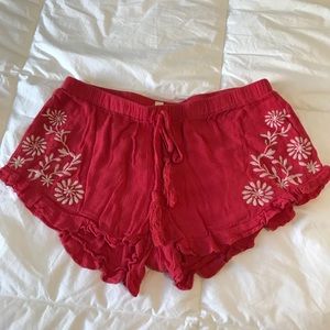 Cotton Candy LA ruffle shorts